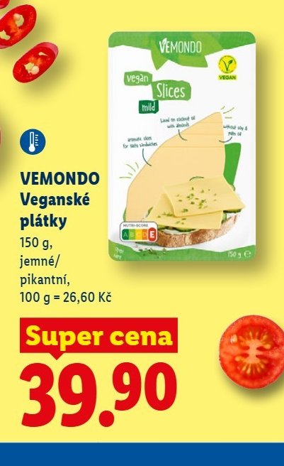 VEMONDO Veganské plátky