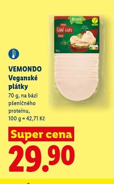 VEMONDO Veganské plátky