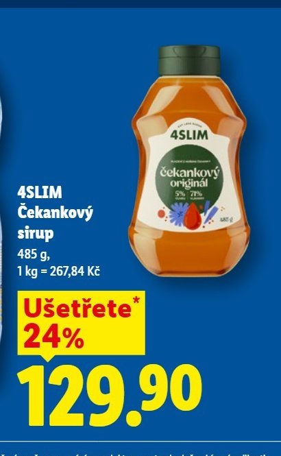4SLIM Čekankový sirup
