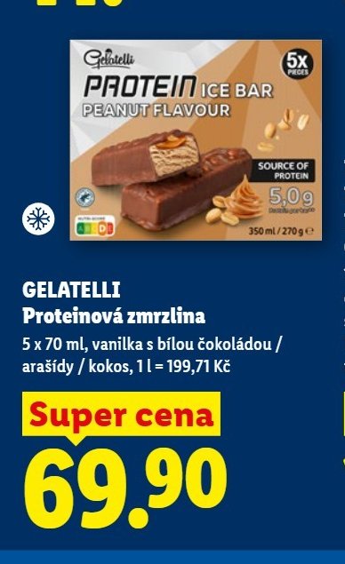 GELATELLI Proteinová zmrzlina