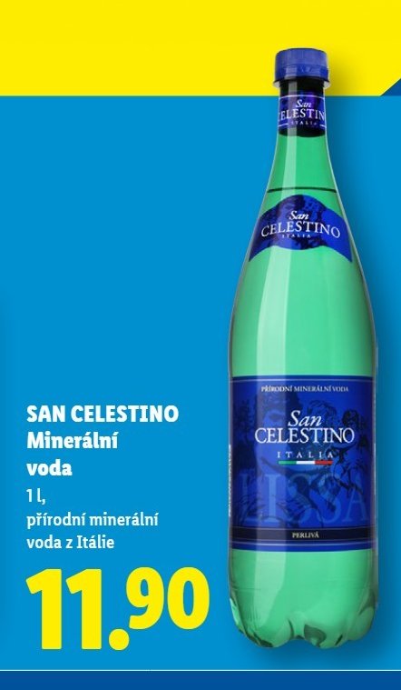 SAN CELESTINO Minerální voda