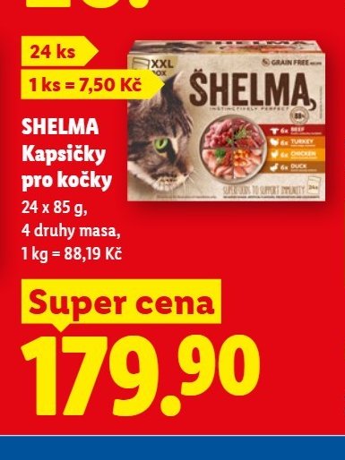 SHELMA Kapsičky pro kočky
