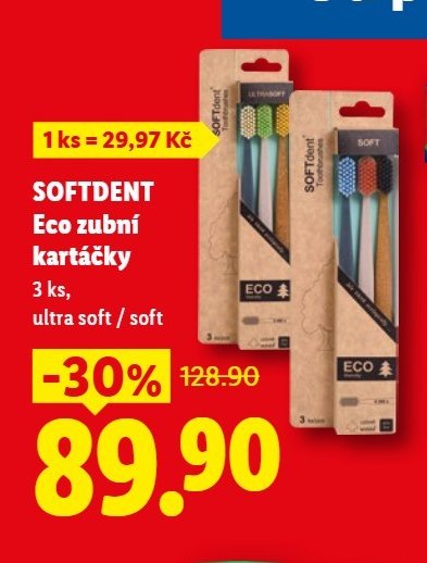 SOFTDENT Eco zubní kartáčky
