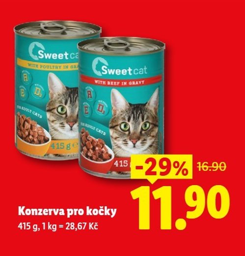 Sweet cat konzerva pro kočky