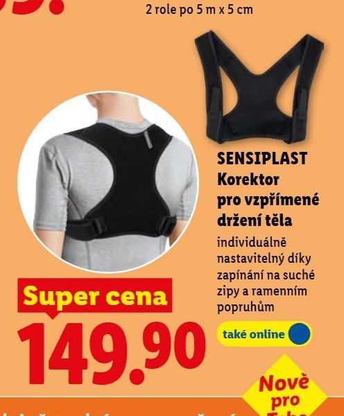 SENSIPLAST Korektor pro vzpřímené držení těla