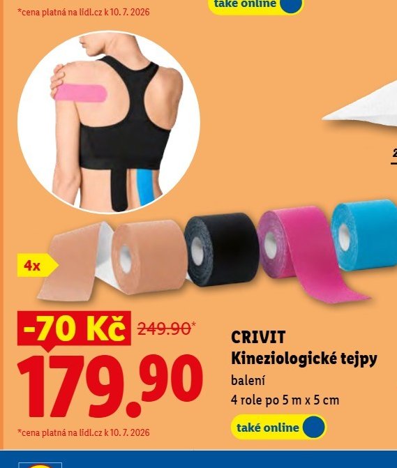 CRIVIT Kineziologické tejpy