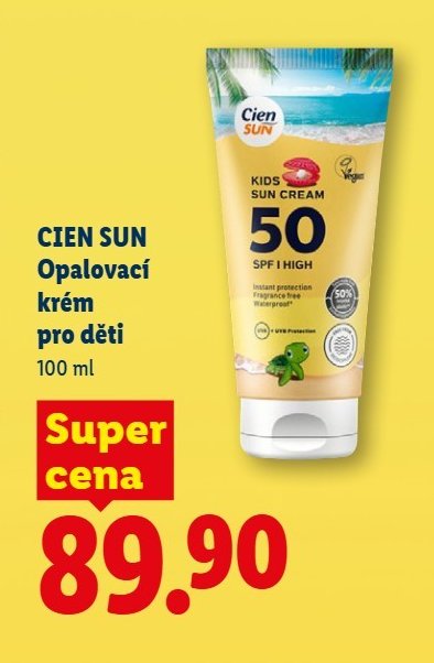 CIEN SUN Opalovací krém pro děti