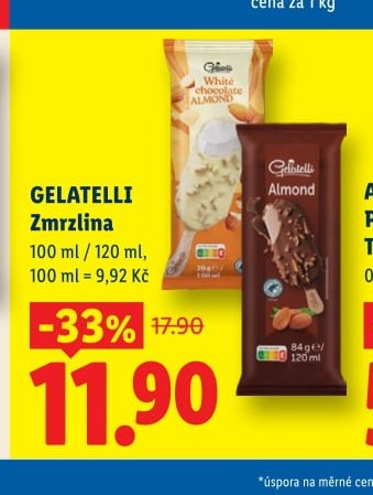 GELATELLI Zmrzlina