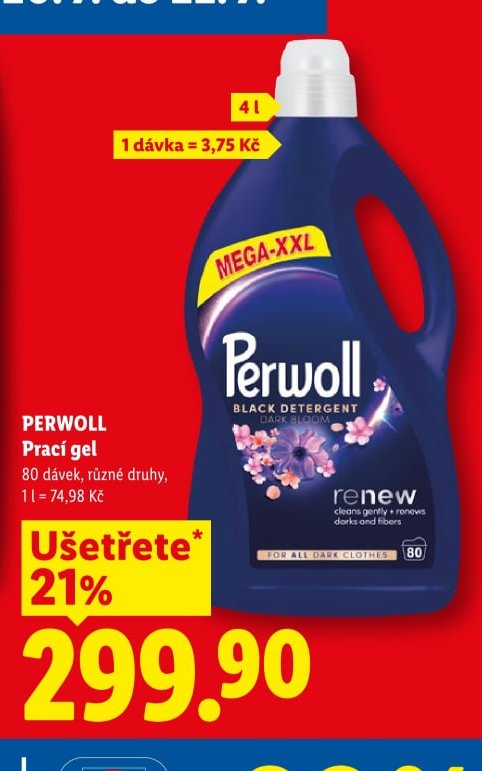 PERWOLL Prací gel