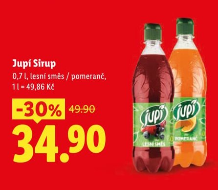 Jupí Sirup 0,7 l