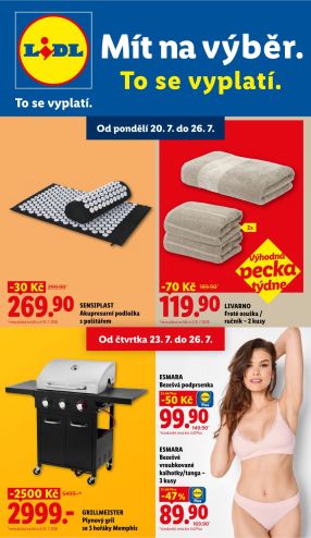 akční leták Lidl 20.7.2026-26.7.2026
