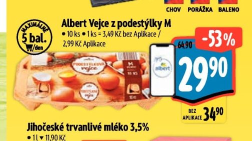 Albert Vejce z podestýlky M