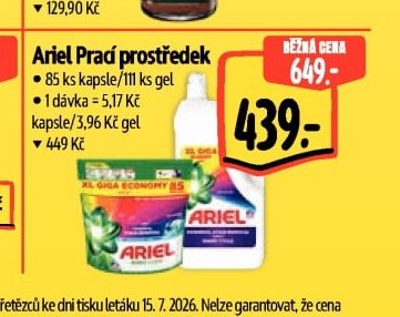 Ariel Prací prostředek