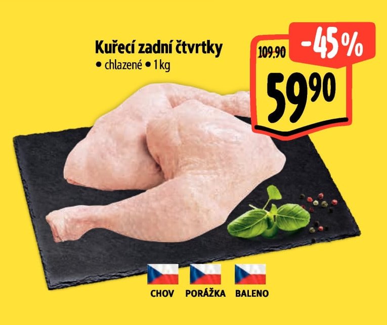 Kuřecí zadní čtvrtky
