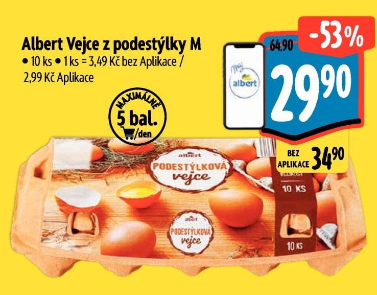 Albert Vejce z podestýlky M