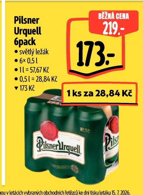 Pilsner Urquell 6pack