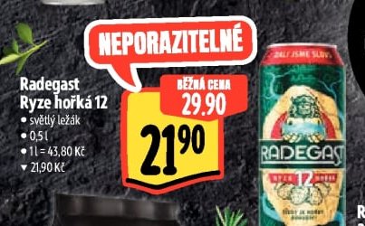 Radegast Ryze hořká 12