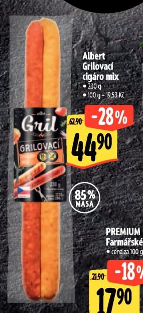 Albert Grilovací cigáro mix