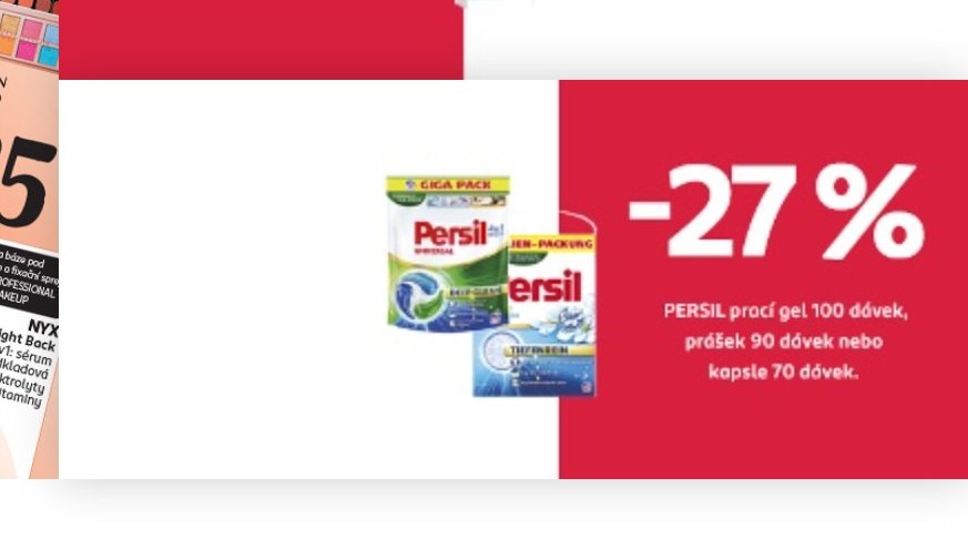 Persil prací gel/prášek/kapsle