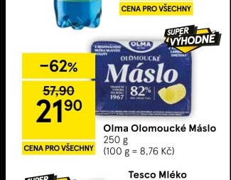 Olma Olomoucké Máslo 250 g
