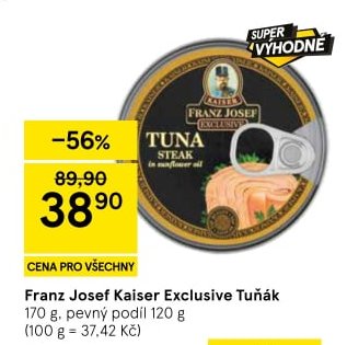 Franz Josef Kaiser Exclusive Tuňák 170 g
