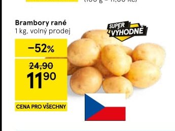 Brambory rané 1 kg
