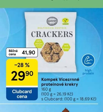 Kompek Vícezrnné proteinové krekry