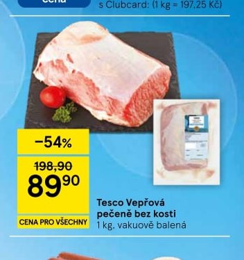 Tesco Vepřová pečeně bez kosti