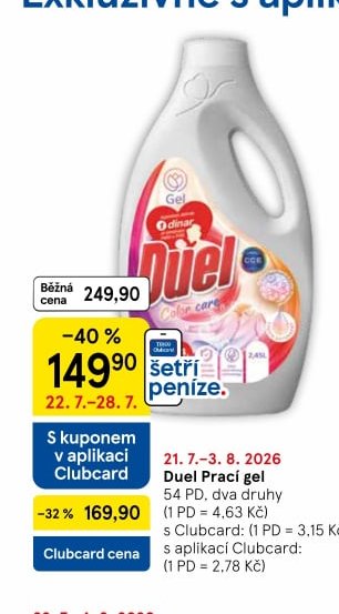 Duel Prací gel