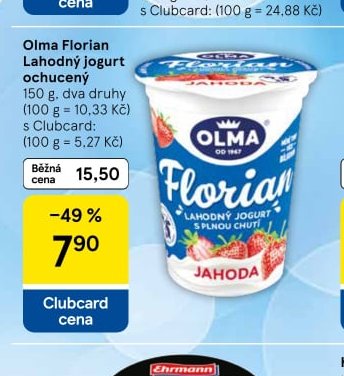 Olma Florian Lahodný jogurt ochucený
