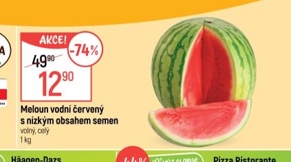 Meloun vodní červený s nízkým obsahem semen