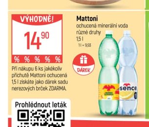 Mattoni ochucená minerální voda