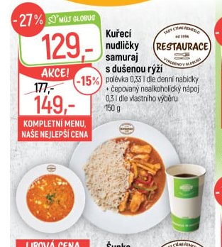 Kuřecí nudličky samuraj s dušenou rýží