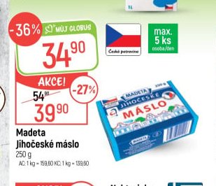 Madeta Jihočeské máslo
