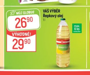 Váš výběr Řepkový olej