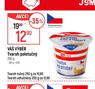 Váš Výběr Tvaroh polotučný