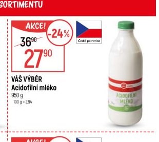 Váš Výběr Acidofilní mléko