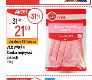 Váš Výběr Šunka nejvyšší jakosti