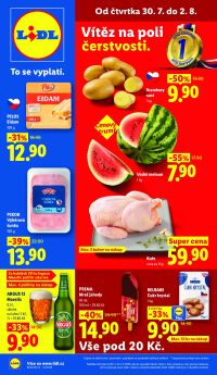 akční leták Lidl 30.7.2026-2.8.2026