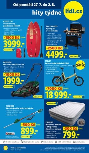 akční leták Lidl 27.7.2026-2.8.2026