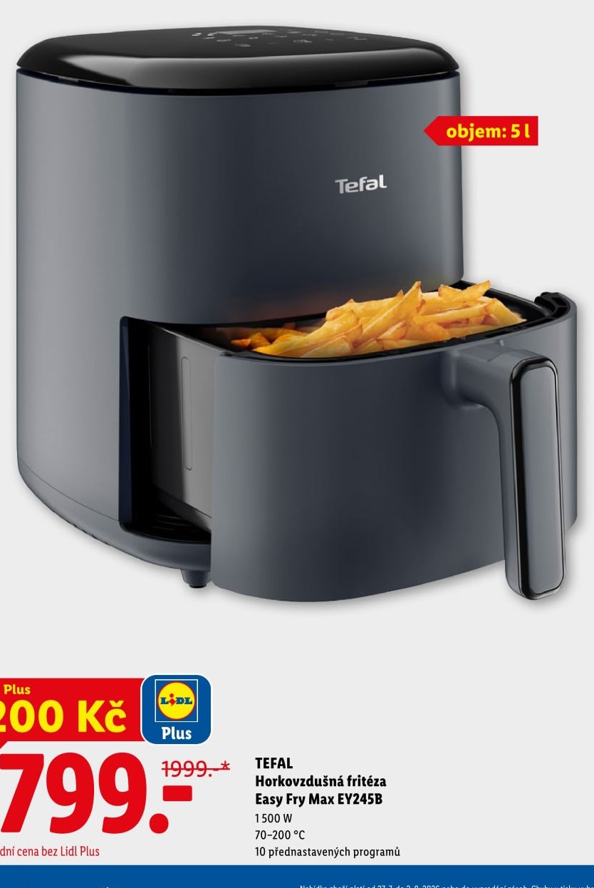 TEFAL Horkovzdušná fritéza Easy Fry Max EY245B