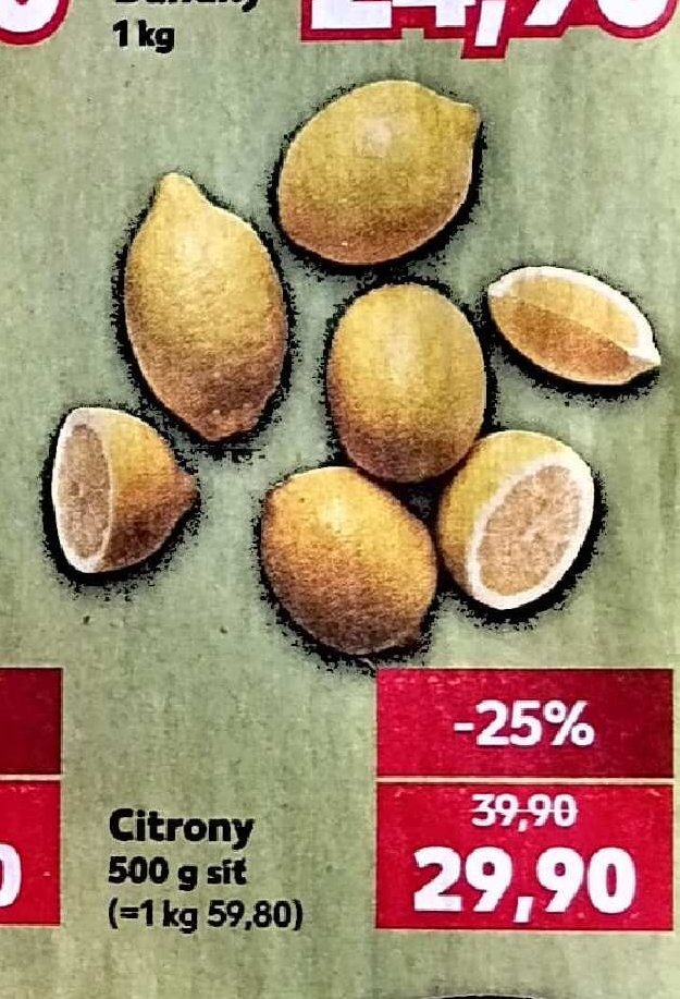 Citrony 500 g síť