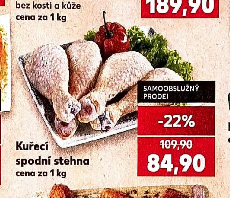 Kuřecí spodní stehna