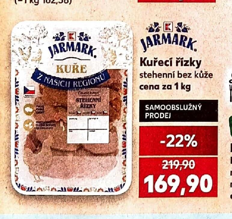 Jarmark Kuřecí řízky stehenní