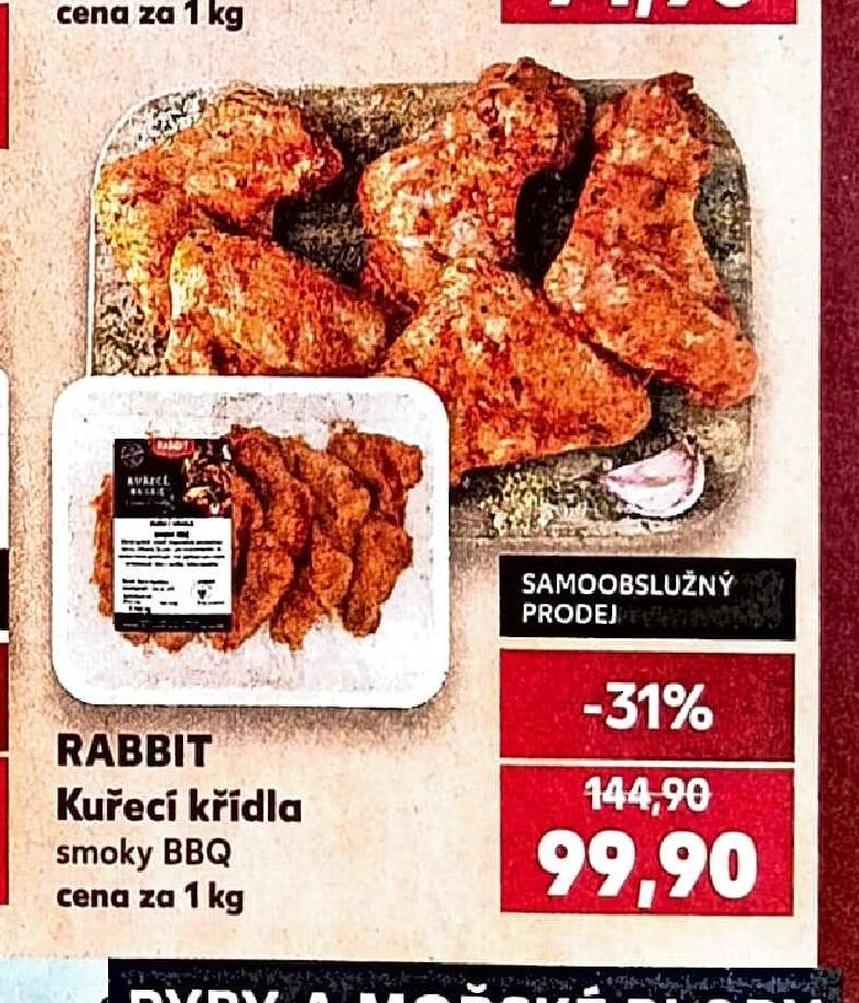 Rabbit Kuřecí křidla smoky BBQ
