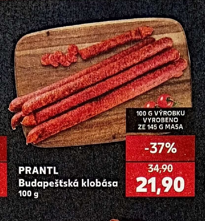 PRANTL Budapešťská klobása