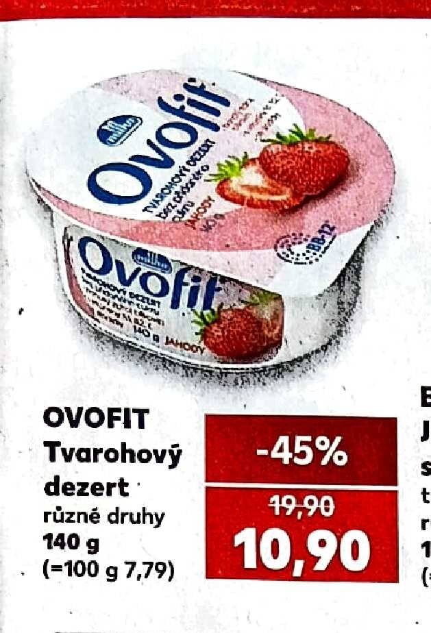 OVOFIT Tvarohový dezert