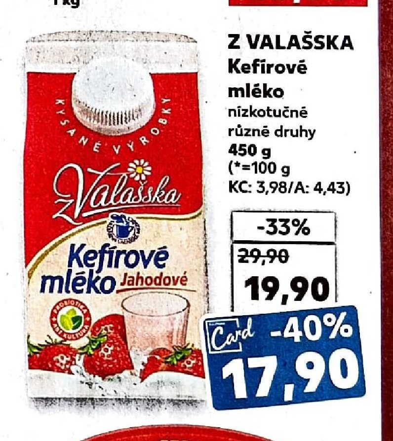 Z VALAŠSKA Kefírové mléko