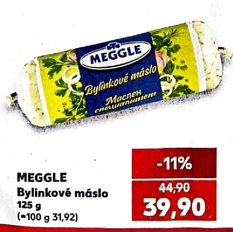 MEGGLE Bylinkové máslo