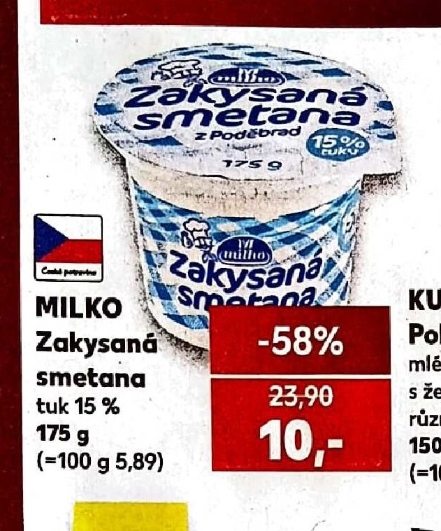 Milko Zakysaná smetana
